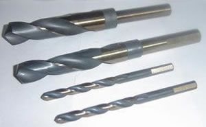 Three Flat Shank Twist Drill Bit