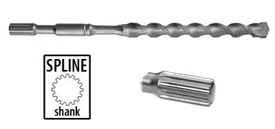 Spline Shank Hammer Drill Bit